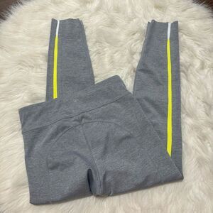 Zyia grey leggings with Neon Stripe - size 6/8